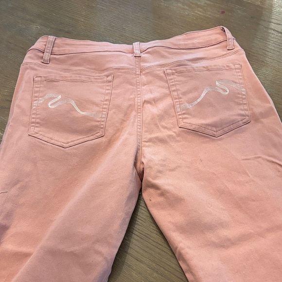 Peach Straight Leg Jeans - Picture 4 of 4